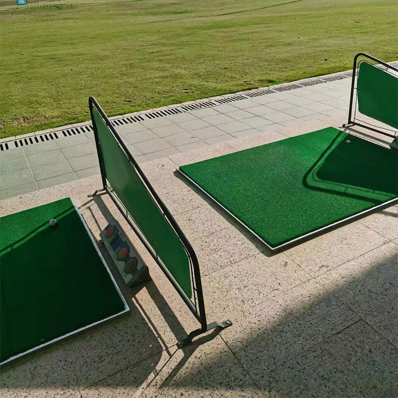 High quality 3D high elastic hard bottom golf hitting mat