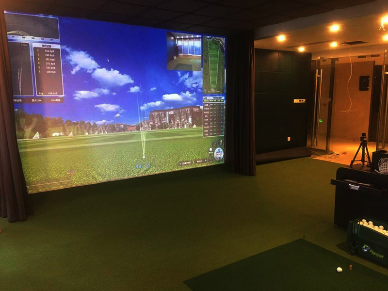 Special blackout curtains for golf indoor