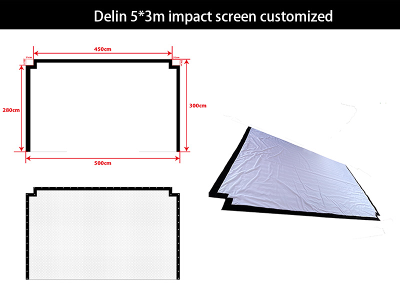 golf simulator impact screen