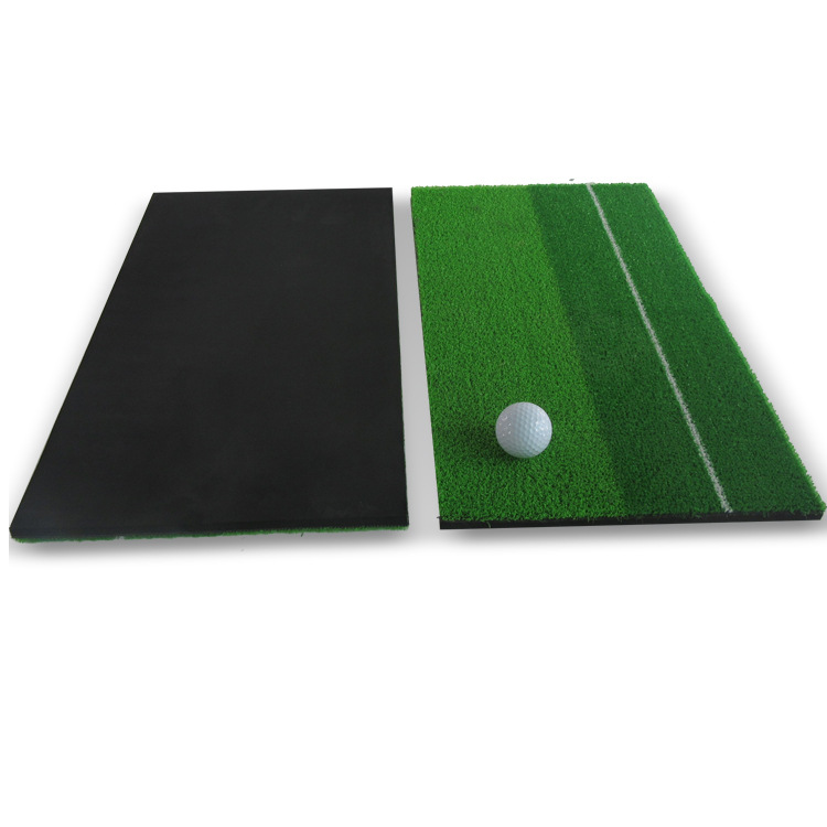 Three grass combination golf tee mat