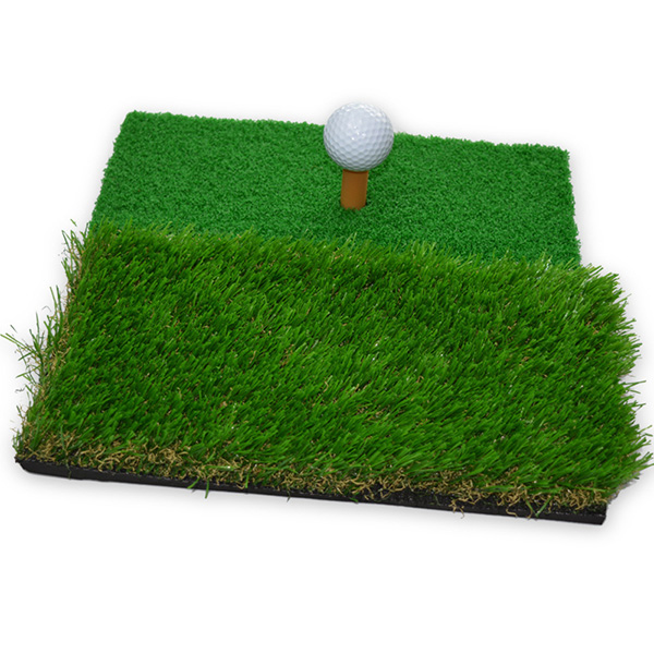 Golf chipping mat combination practice mat