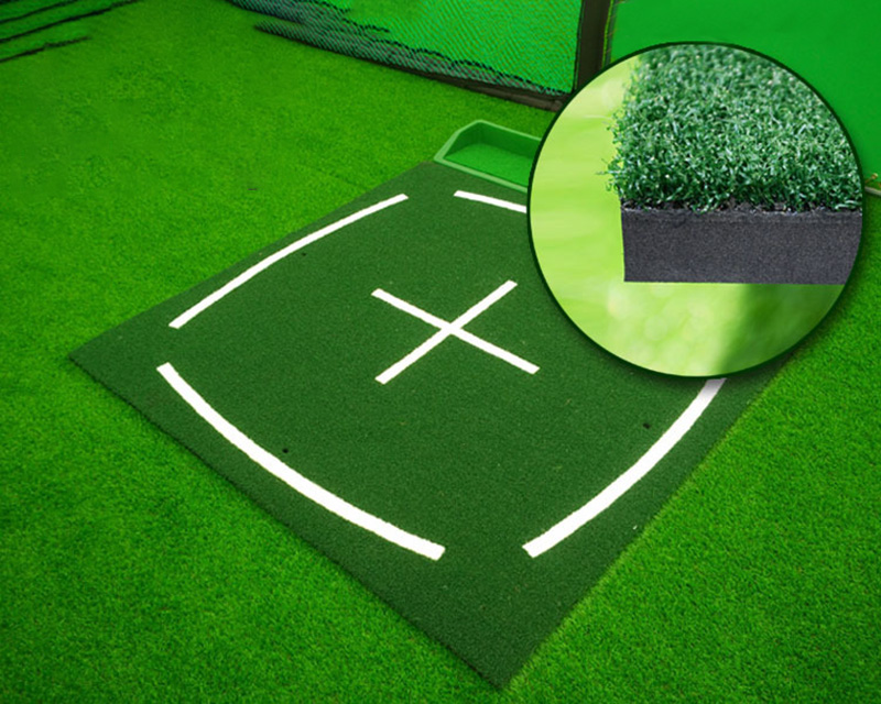 Golf teaching mat, swing practice mat