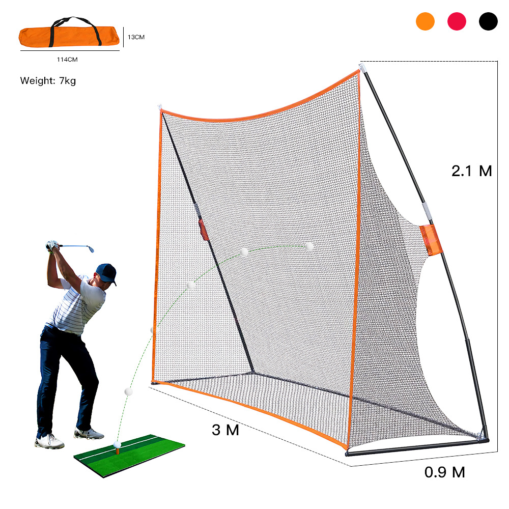 Indoor and outdoor golf swing nets