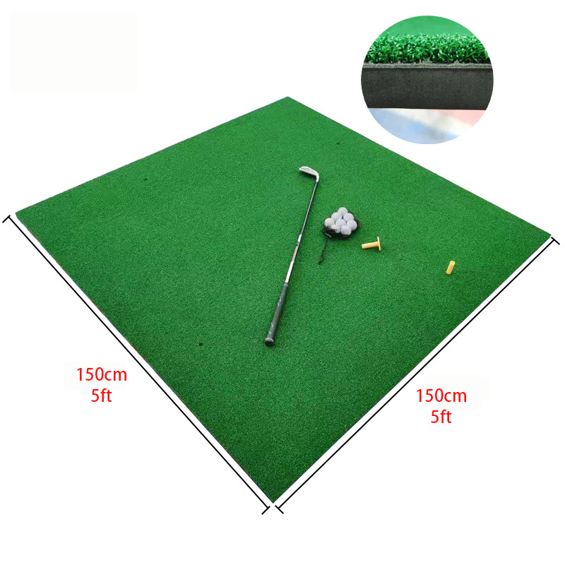 golf double-layer hitting mat