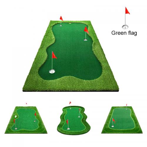 Golf green practice mat custom