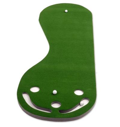 Golf green practice blanket customized