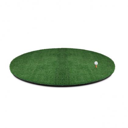 Round golf mat, golf driving range swing mat/hitting mat