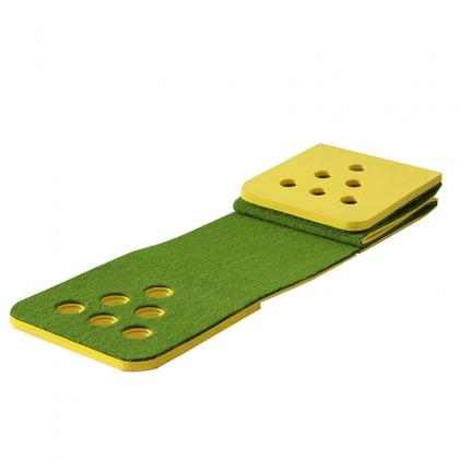 double putter golf practice mat