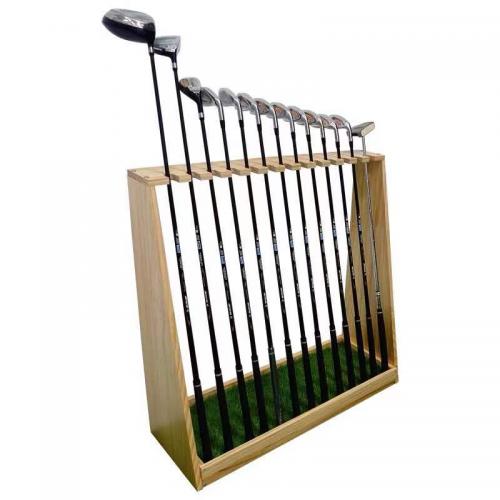 Solid wood golf club holder wholesale