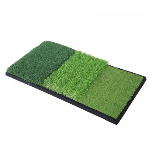 Golf three in one rubber hitting mat supplier