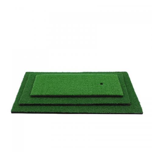 Indoor Golf Monochrome Grass Training Mat Cutting Rod Mini Swing Practice Ball Mat