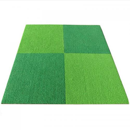 Indoor/outdoor golf hitting mat delingolf