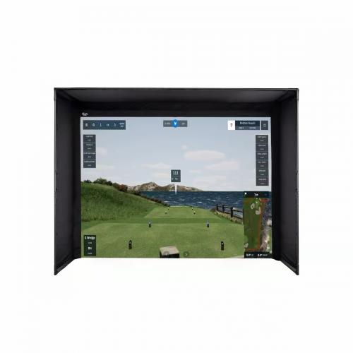 Golf enclosure golf simulator pratice cage with impact screen