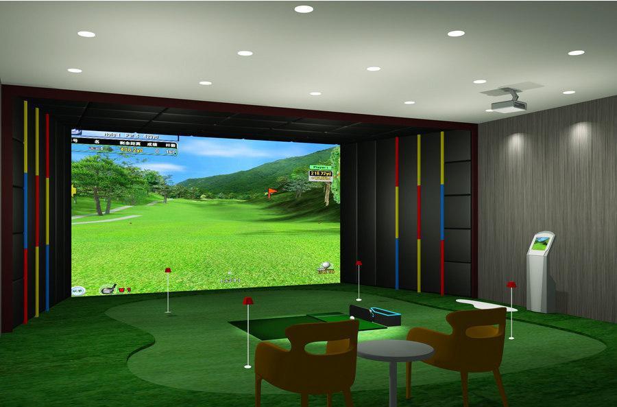 Delin Golf Simulator Imapct Sreen